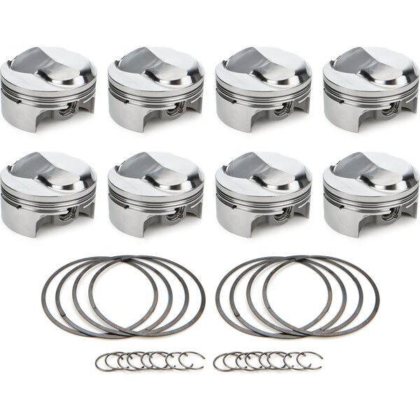 RaceTec Pistons - 1000686 - BBC Dome Piston Set 4.310 Bore +39.8cc