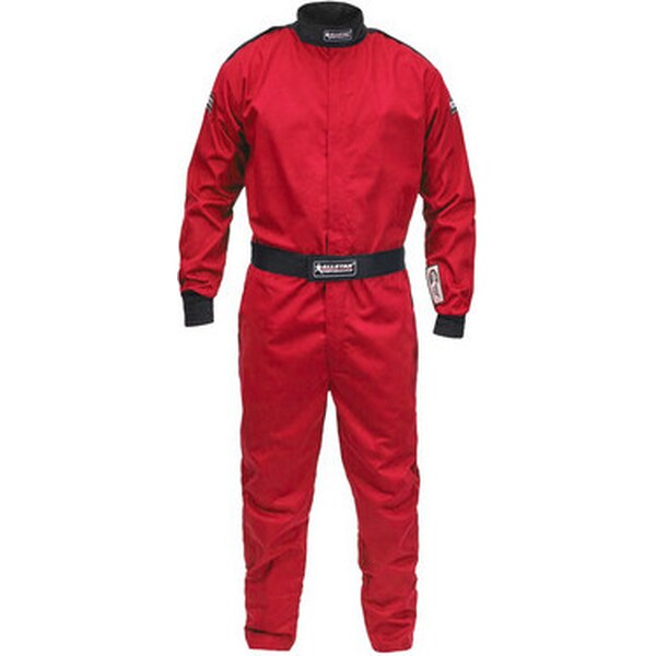 Allstar Performance - ALL931073 - Racing Suit SFI 3.2A/1 S/L Red Medium Tall