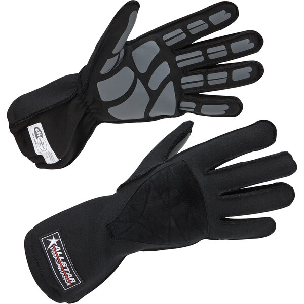 Allstar Performance - ALL916011 - Racing Gloves SFI 3.3/5 Outseam D/L Small