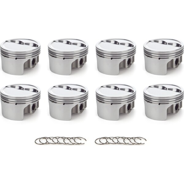 RaceTec Pistons - 1000130 - SBC Dished Piston Set 4.040 Bore -12.3cc