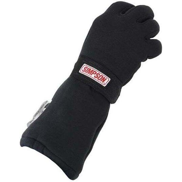 Simpson Safety - 37017SK - Glove Holeshot Small Black SFI-20