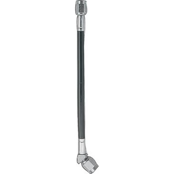 Fragola - 342016 - 3an Black Covered PTFE Hose 16in OAL Str/45 Deg