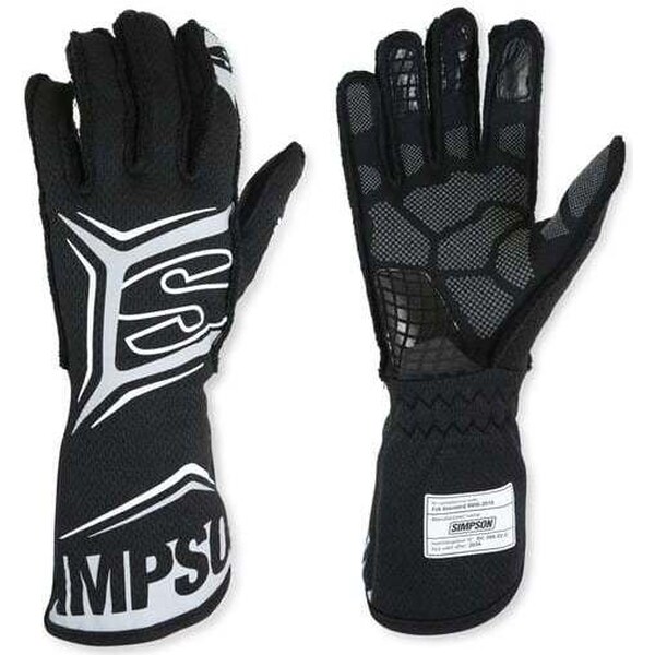 Simpson Safety - MGLK - Glove Magnata Large Black SFI 3.5/5