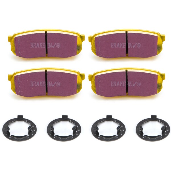 EBC Brakes - DP41816R - Brake Pads Yellowstuff Rear Toyota Land Crusier