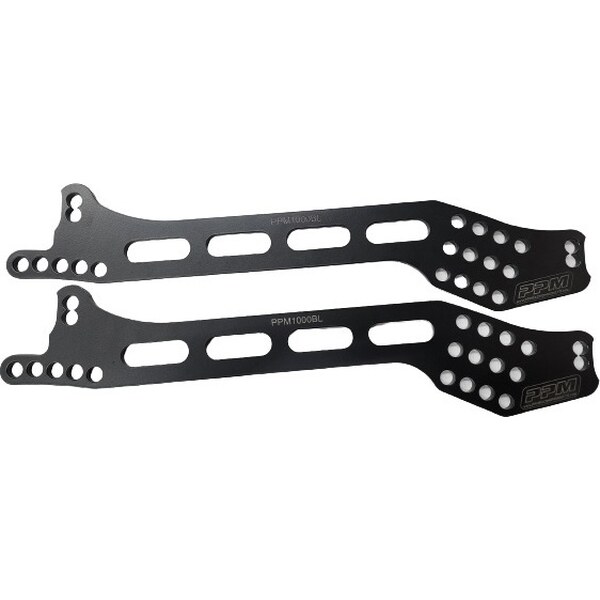 PPM Racing Products - PPM1000BL - Bracket 4 Bar Longhorn LR .250in Alum Pair