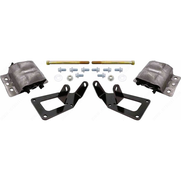 ICT Billet - EM-LS-GBDY1 - 78-88 GM G-Body LS Swap Engine Mount Kit