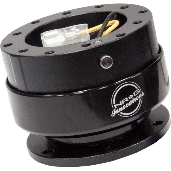 NRG Innovation - SRK-200BK - Steering Quick Release 2.0 Black 2.5in