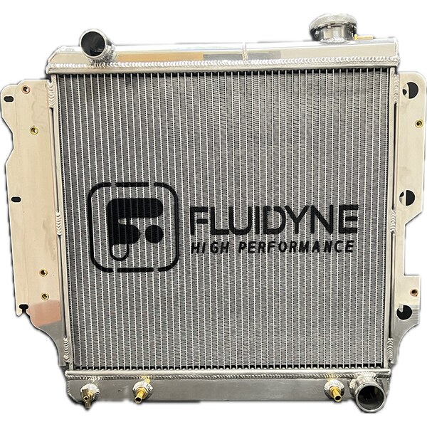 Fluidyne Performance - RJP.3R2422.LS - Radiator Jeep Wrangler 87-04 YJ LS Swap