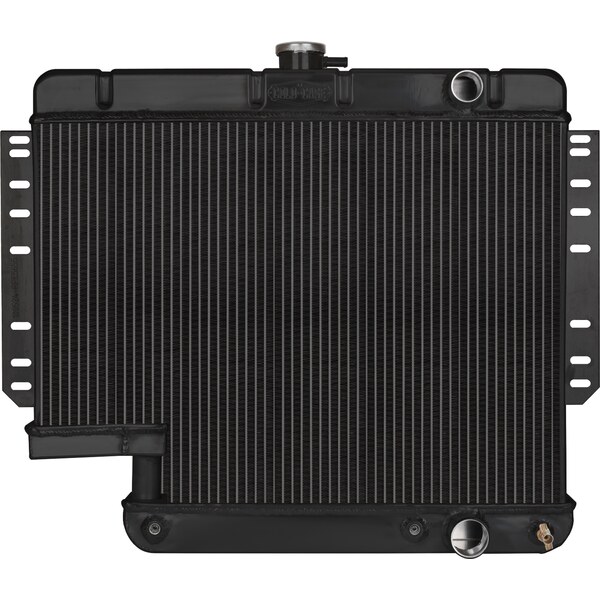 Cold Case Radiators - CHI565A-5B - 61-65 Impala Radiator w/500 Steering Box Black