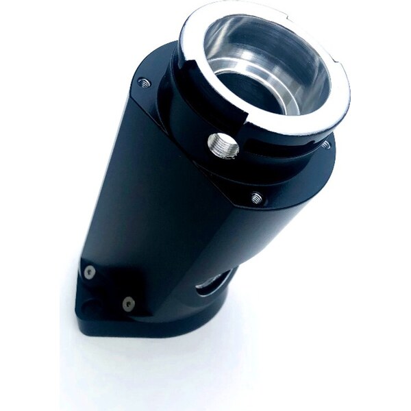 Drag Race Solutions - 3300-001B - Billet Water Filler Neck - Angled Black