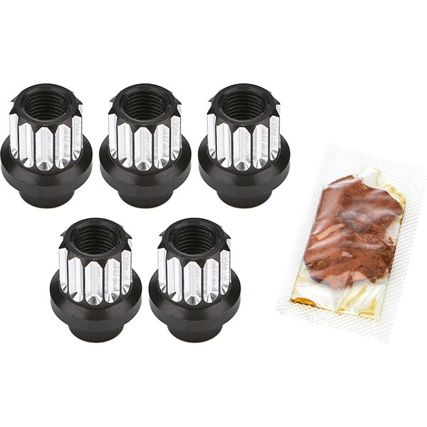 Drag Race Solutions - 7205-14MM - Billet Aluminum 12pt Lug Nuts 14mm 5pk