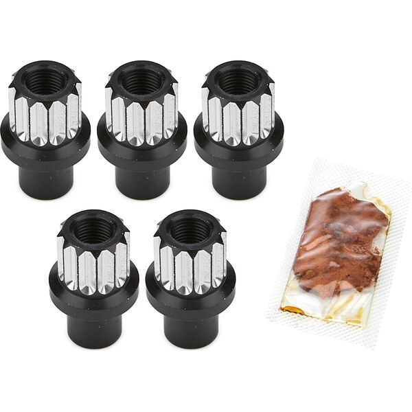 Drag Race Solutions - 7305-500M - Billet Aluminum 12pt Lug Nuts - 1/2 5pk