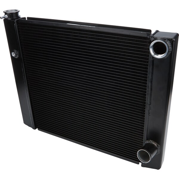 Allstar Performance - ALL30347 - Dual Pass Radiator 19x31 1 Row Lightweight Black