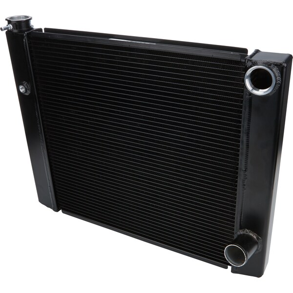 Allstar Performance - ALL30343 - Dual Pass Radiator 19x24 1 Row Lightweight Black