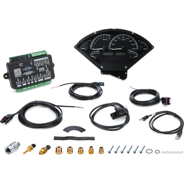 Dakota Digital - VHX-55C-K-W - 1955-56 Chevy Car VHX Instrument System