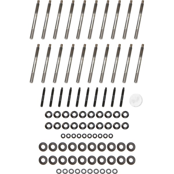 OptiTorque - 10579 - Gm Ls Head Stud Kit Custom Age Steel