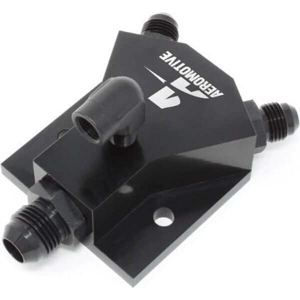 Aeromotive - 65607 - Fitting Kit Y-Block 1x 6an  2x 6an  1/8-NPT