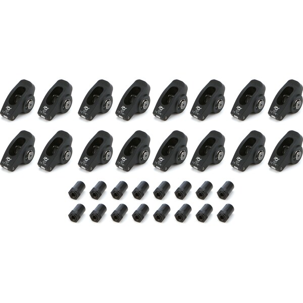 PRW - 6532709 - SBC Roller Rocker Arms - 1.5 Ratio 7/16 Stud