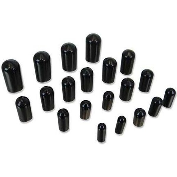 Moroso - 41091 - Vacuum Line Cap Kit Black