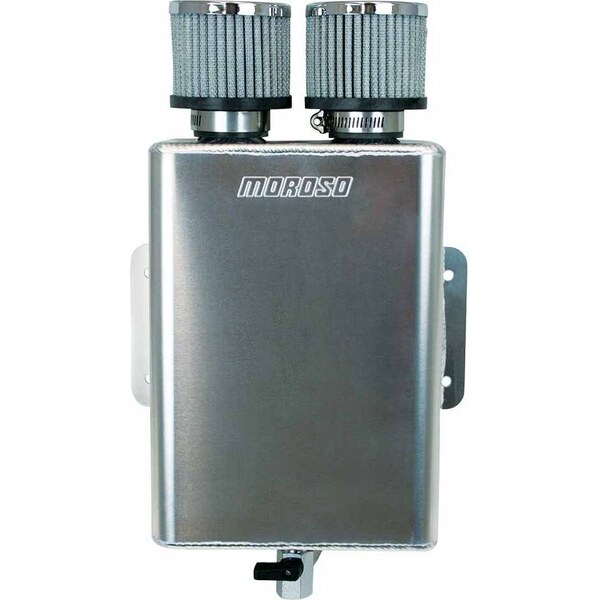 Moroso - 85390 - Vacuum Pump Breather Tank 2-Breathers -16A