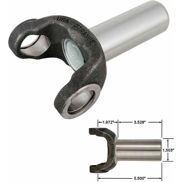 Strange - U1662 - Trans. Yoke - GM TH350 & P/G 27-Spline 1350 Serie