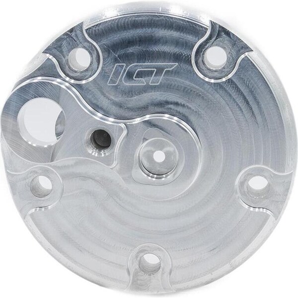 ICT Billet - 551194-5P - Sanden 508 Rear Cover For Use w/R4 Hoses