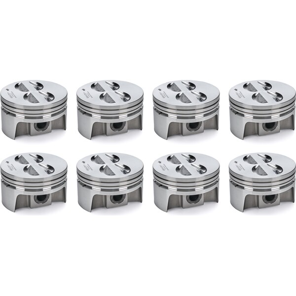 Mahle Pistons - 930127811 - SBC PowerPak FT Piston Set  4.011 Bore  GM 604