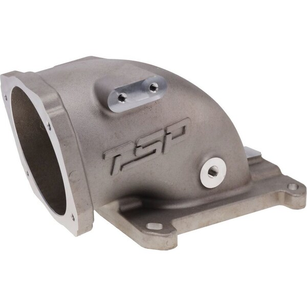 Top Street Performance - 81141 - Aluminum EFI TB Elbow LS 105MM 4150 Flange