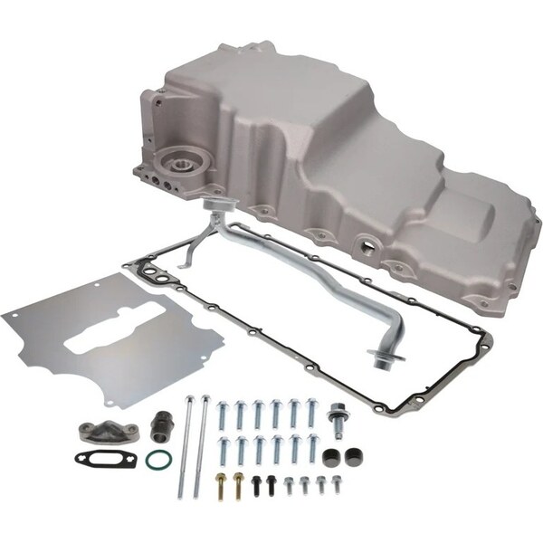 Top Street Performance - 81075 - LS Low Profile Retrofit Oil Pan Satin
