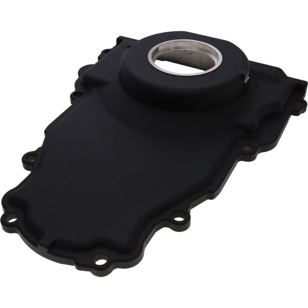 Top Street Performance - 81065BK - LS Aluminum Timing Cover Incl Gasket and Hardwar