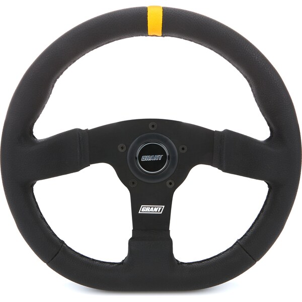 Grant - 603-S - D Wheel Yellow Center Stripe  Plastic Center