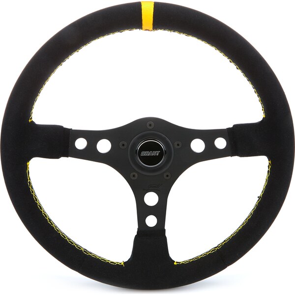 Grant - 774-S - Formula GT Steering Wheel Suede Wrapped 14 in