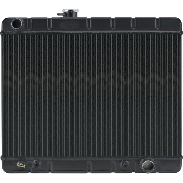 Cold Case Radiators - GPG38AB - 66-67 GTO Radiator w/AC AT Black 25.5in