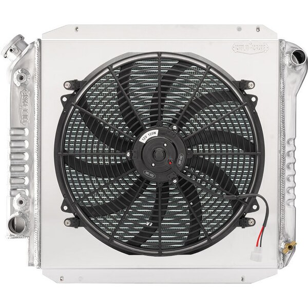 Cold Case Radiators - FOT574A-5K - 66-77 Bronco V8 Aluminum Radiator module