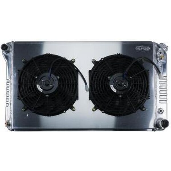 Cold Case Radiators - GMT556AK - 77-87 GM P/U Radiator AT 19in Dual 12in Fans