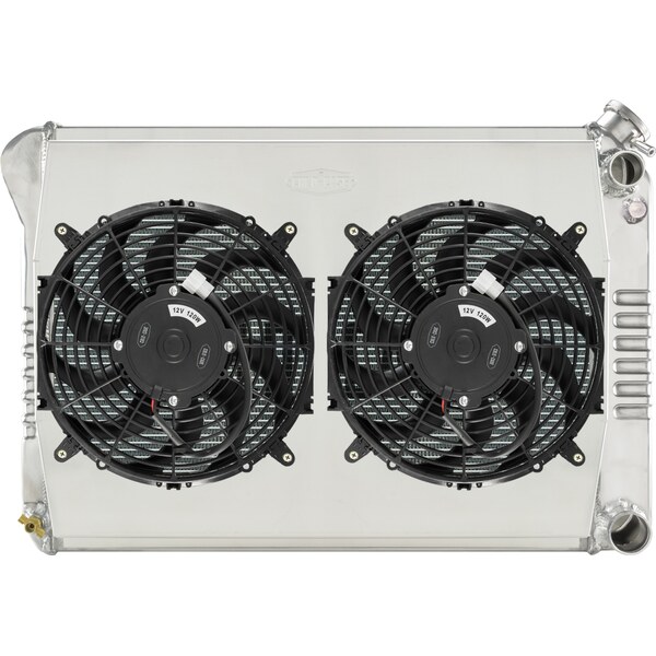 Cold Case Radiators - CHN549SK - 68-79 Nova Radiator LS LS Swap Dual 12in Fan 28.35in