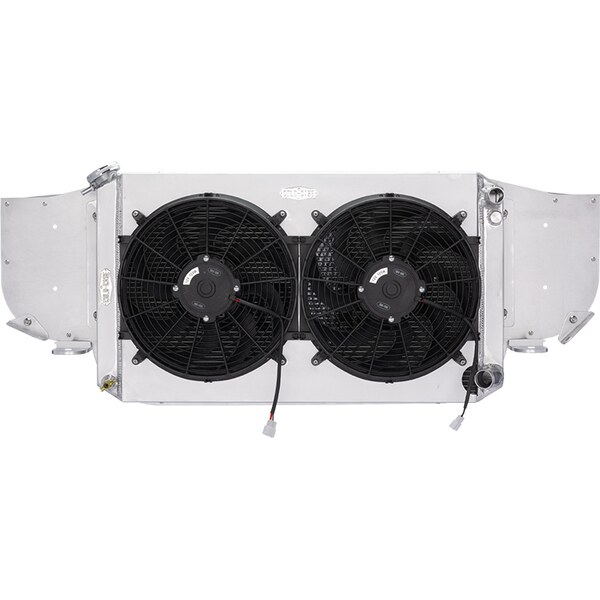 Cold Case Radiators - CHC11RSLSK - 67-69 Camaro Radiator Module LS w/AC 31.25in