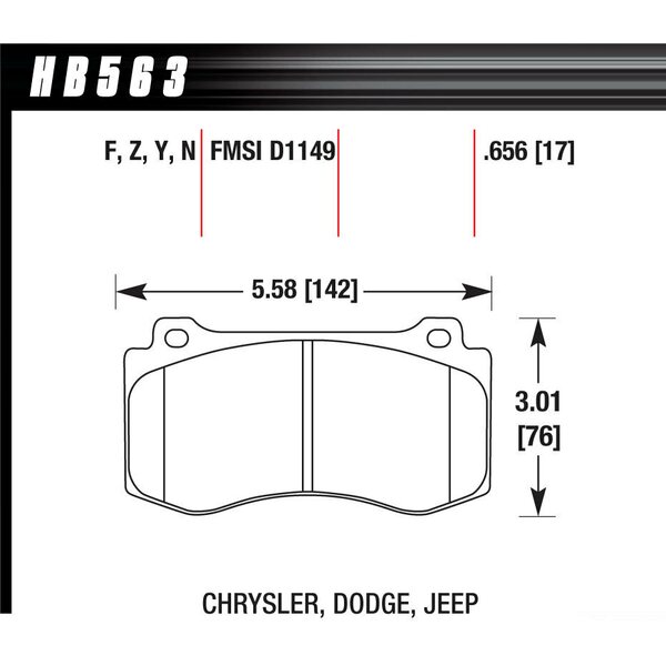 Hawk -  - Performance Street Brake Pads (4)