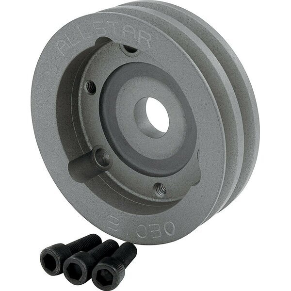 Allstar Performance - 31030 - Crank Pulley 2 Groove 4.750in Dia