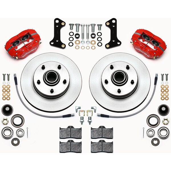 Wilwood - 140-15272-R - Front Disc Brake Kit 67- 69 Camaro w/Brake Lines