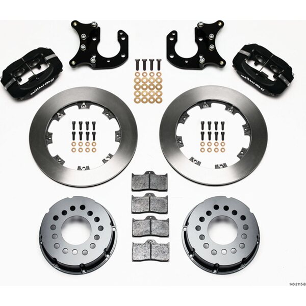 Wilwood - 140-2115-B - P/S Rear Disc Kit Big Ford 2.36in