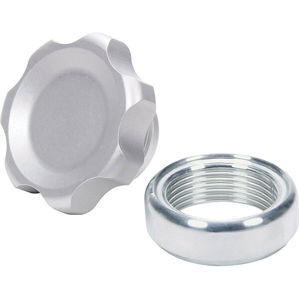 Allstar Performance - 36160 - Filler Cap Silver with Weld-In Alum Bung Small