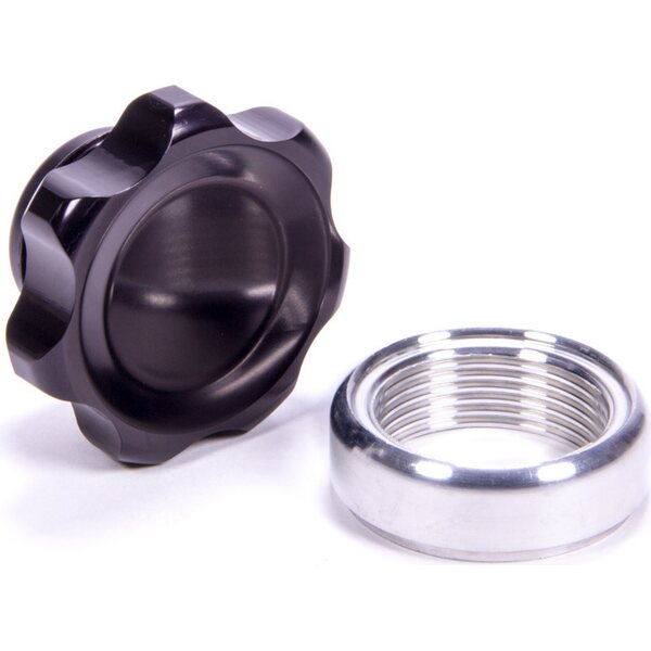 Allstar Performance - 36164 - Filler Cap Black with Weld-In Alum Bung Small