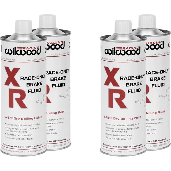 Wilwood - 290-16354 - Brake Fluid XR Racing 500ml Can NON-DOT 4pk
