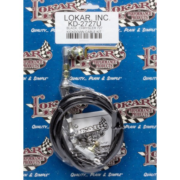 Lokar - KD-2727U - Universal Throttle Cable Chrysler 727 Black