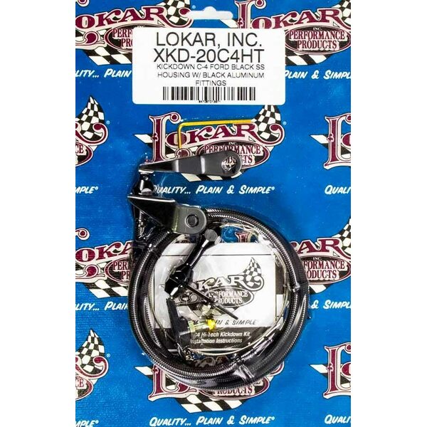 Lokar - XKD-20C4HT - Black Kickdown Kit Ford C4