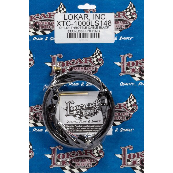 Lokar - XTC-1000LS148 - Hi-Tech Throttle Cable GM LS Engine