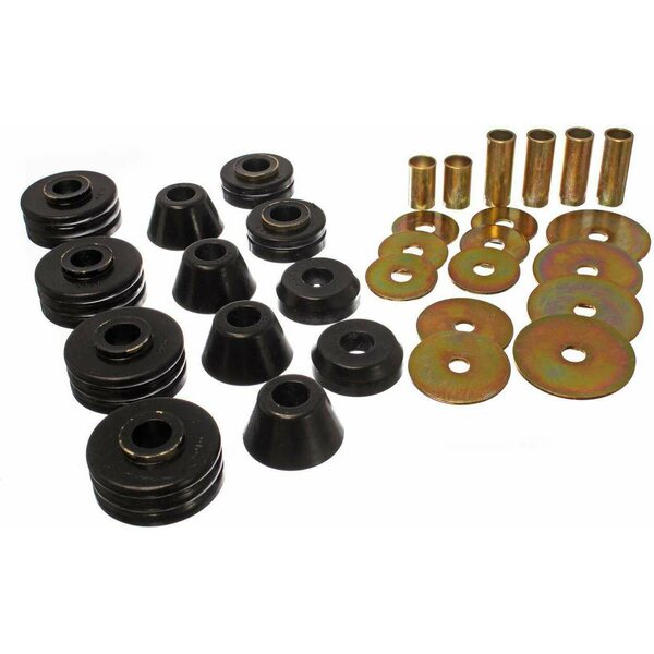 Energy Suspension - 3.4109G - Gm Cab Mounts Black