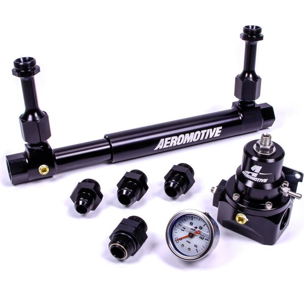 Aeromotive - 17249 - Adjustable Fuel Log w/ 13214 2-Port Regulator