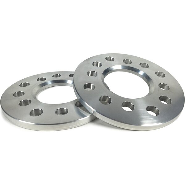 Baer Brakes - 2000010 - Wheel Spacer - 5 x 4.25 / 4.50 / 4.75 in Bolt Pattern - 1/2 in Thick - Billet Aluminum - Natural